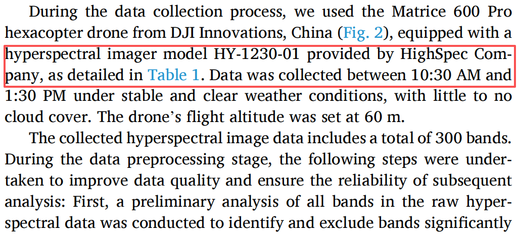 挑战升级！HY-1230-01高光谱相机实现复杂林区氮含量精准监测