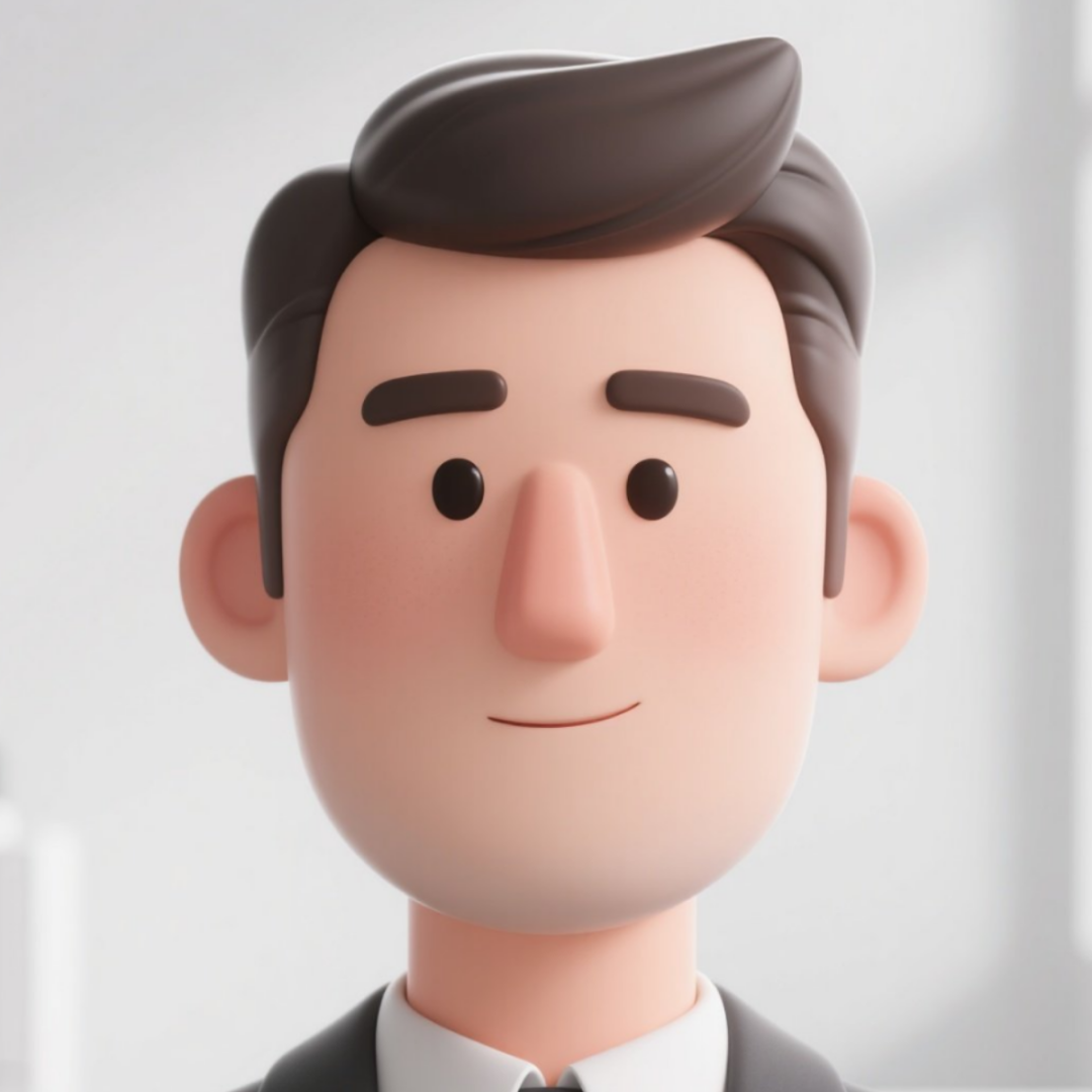 jimeng-2025-05-19-879-男性白领头像，科技感，浅色背景，卡通3D.jpeg